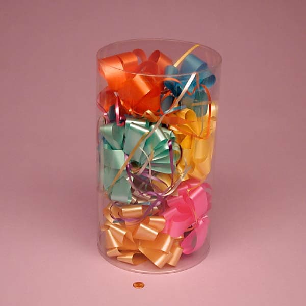 plastic cylinder round cylinder gift box